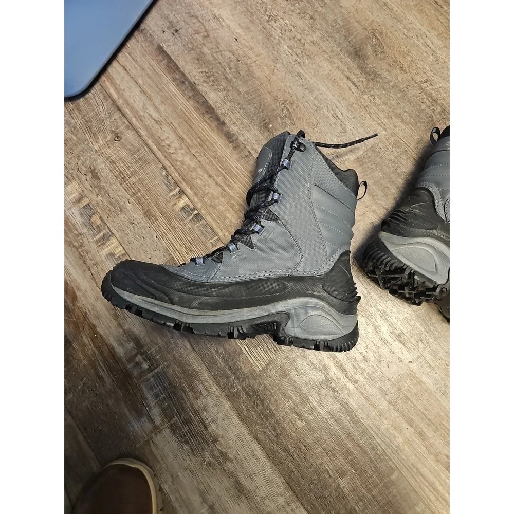 Columbia Bugaboot Plus III XTM Black Gray Snow Boots 600 Gram Mens Size‎ 8.5